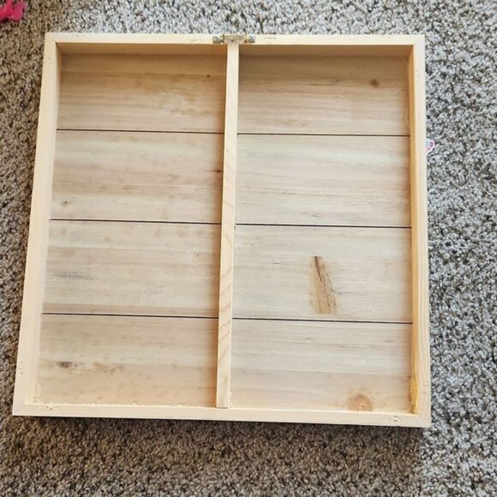 Rustic Wood Farmhouse Cow Wall‎ Art 16"×16" inches - Picture 3 of 5